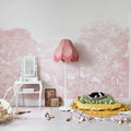 Bellewood, Pink Mural Wallpaper - room preview 02