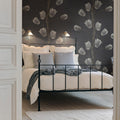 La Vie En Tulipe, Black Mural Wallpaper - room preview 02