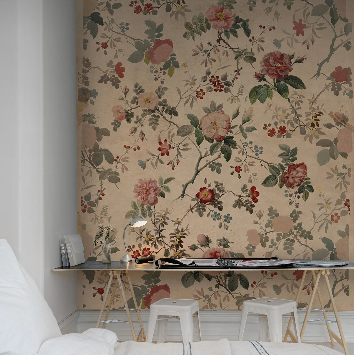 Rosegarden Mural Wallpaper - room preview 02