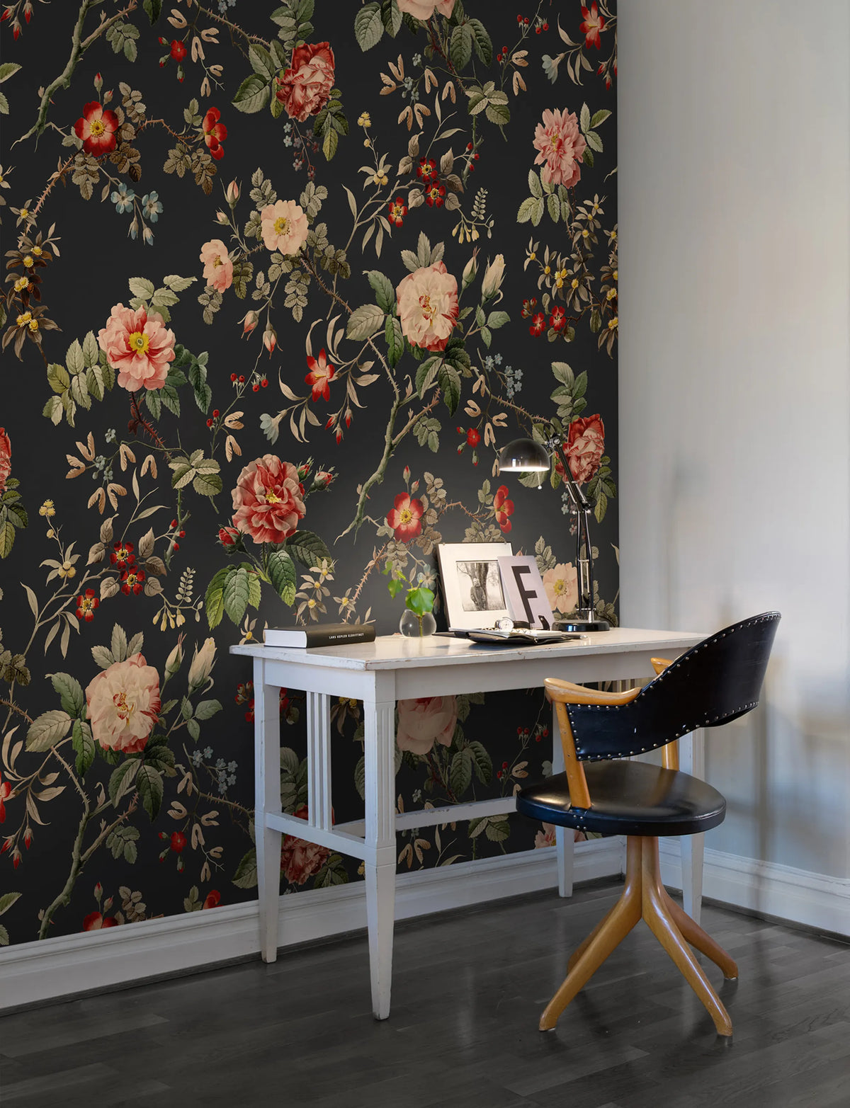 Thorn Rose Mural Wallpaper - room preview 02