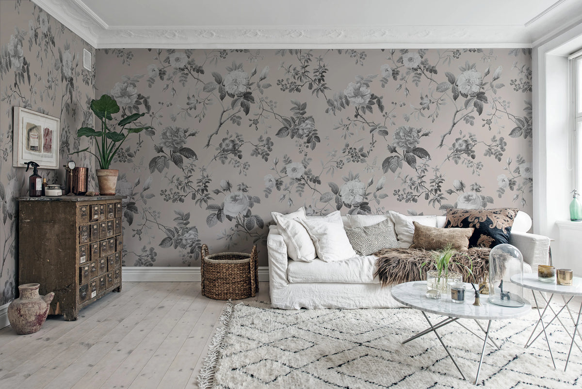 Thorn Rose, Early Rise Mural Wallpaper - room preview 02