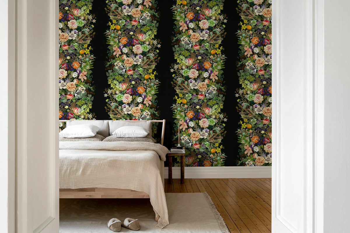 Flowerbed Mural Wallpaper - room preview 02