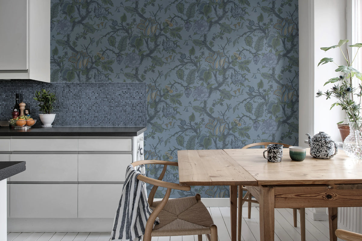 Growing Wilderness, Midnight Mural Wallpaper - room preview 02