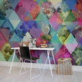 Harlequin Roses Mural Wallpaper - room preview 02