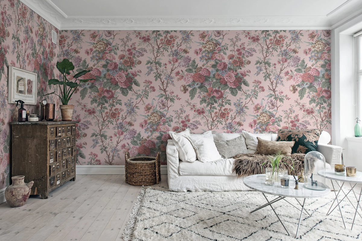 Porcelain Mural Wallpaper - room preview 02