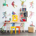 Footboll, Color Mural Wallpaper - room preview 02