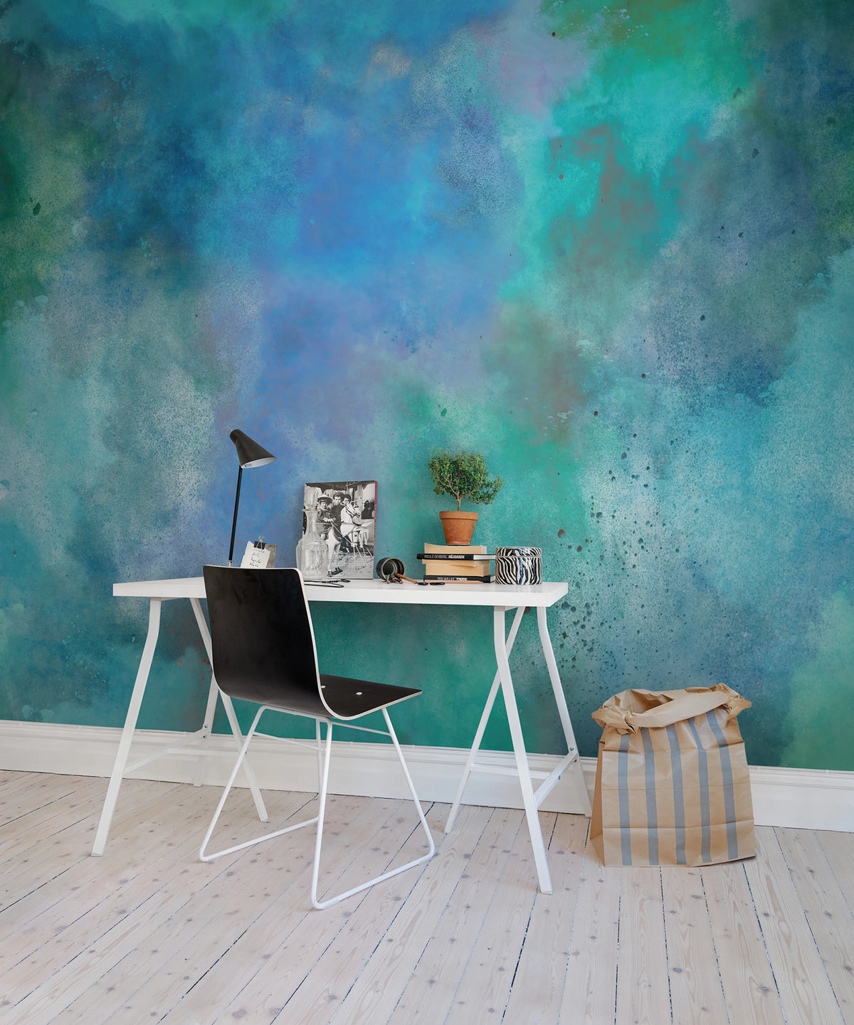 Color Clouds Mural Wallpaper - room preview 02
