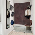 Color Clouds, Maroon Mural Wallpaper - room preview 02