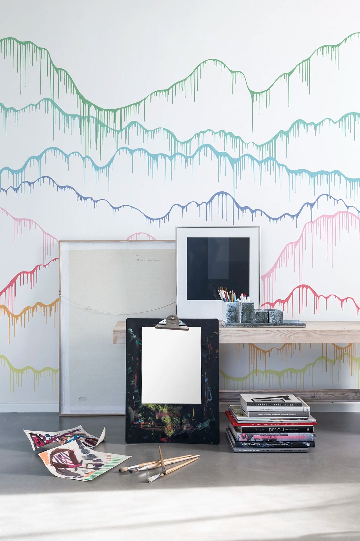 Elevation, Rainbow Mural Wallpaper - room preview 02