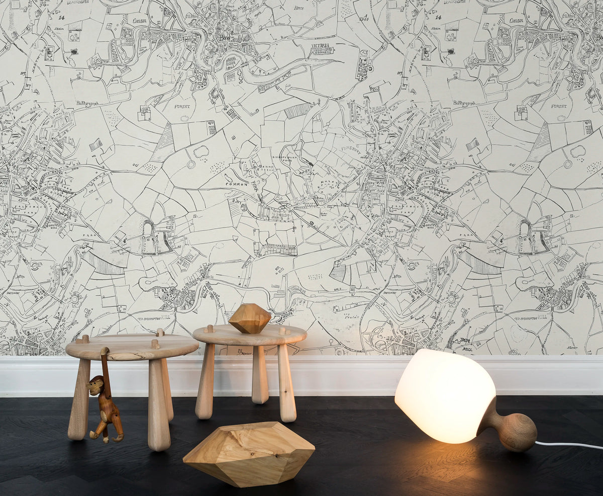 City Field Mural Wallpaper - room preview 02