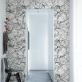 Dimension, White Mural Wallpaper - room preview 02