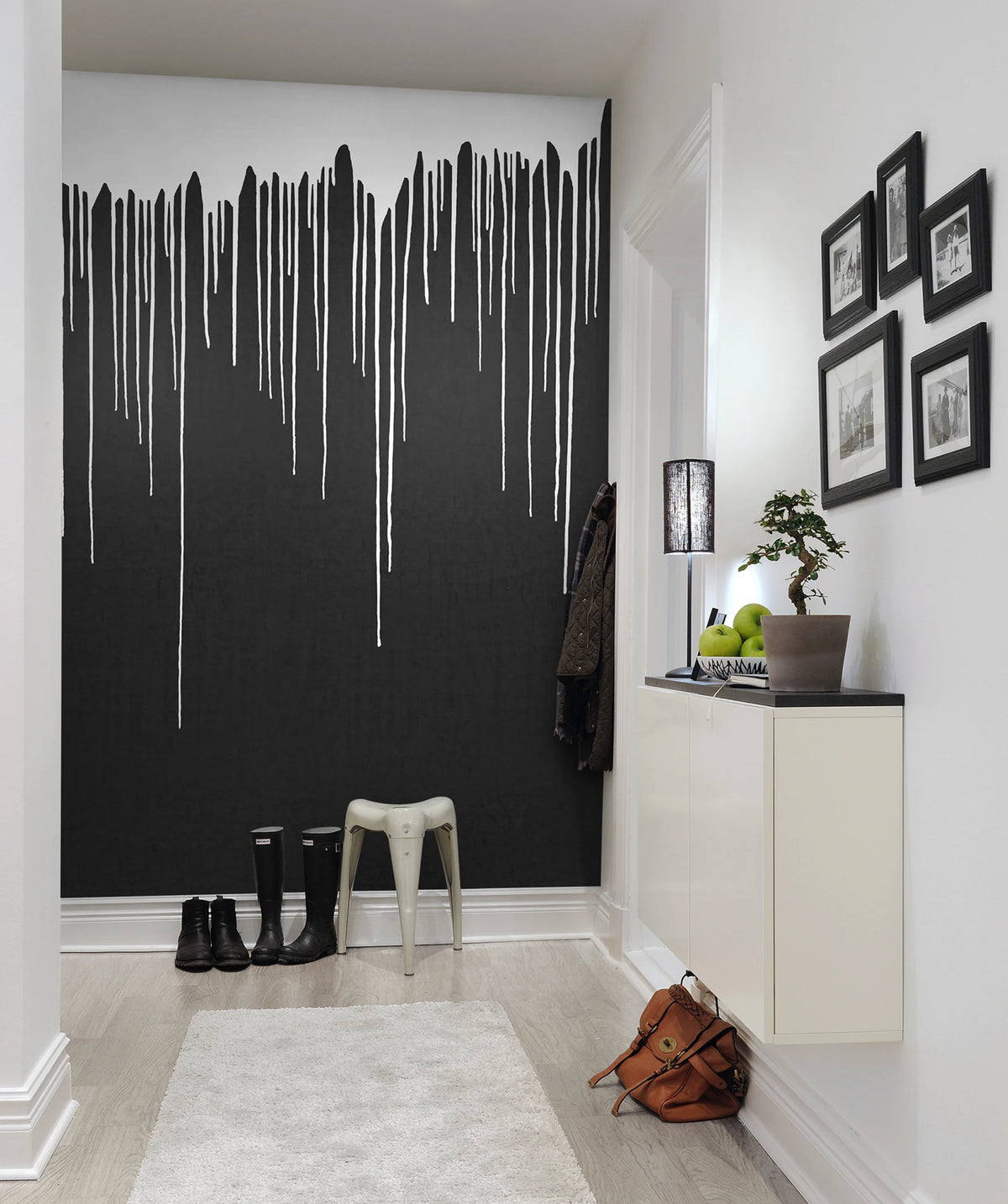 Colour Rain Mural Wallpaper - room preview 02
