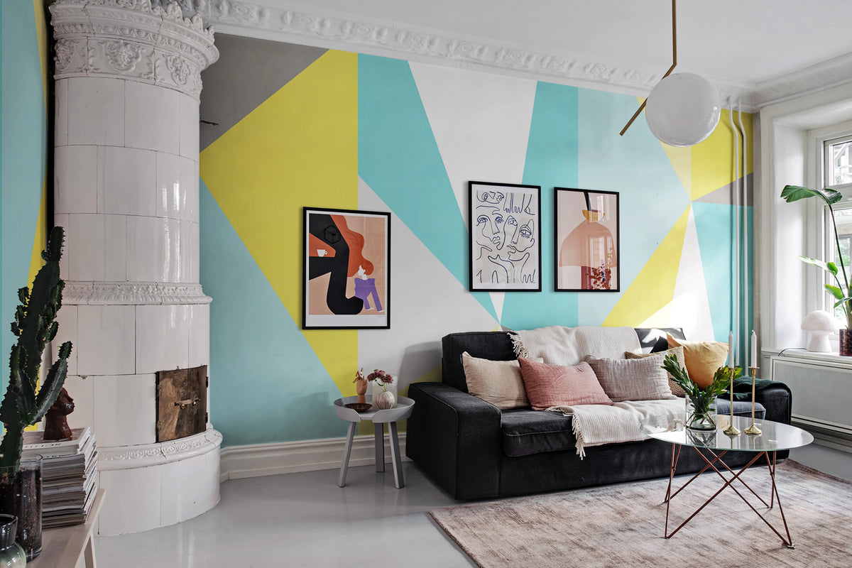 Big Diamond, Summer Mural Wallpaper - room preview 02