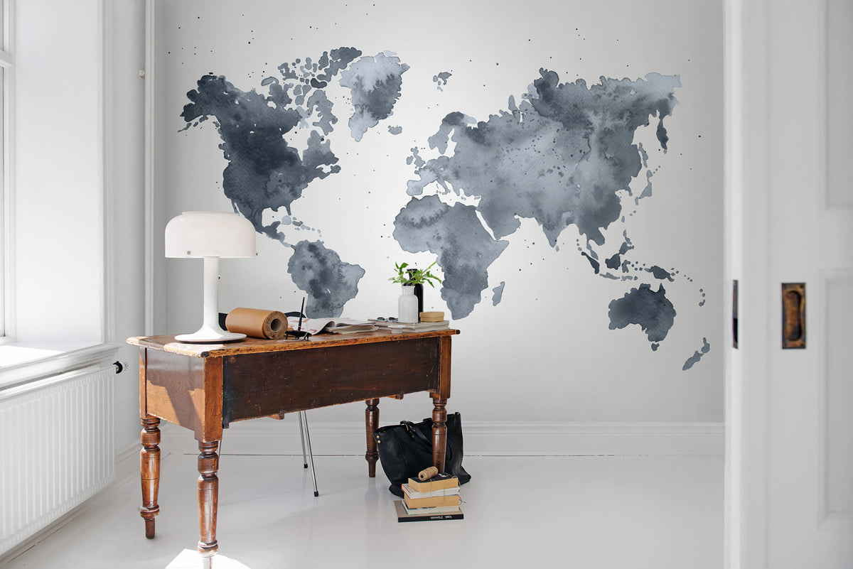 Dusky World Mural Wallpaper - room preview 02
