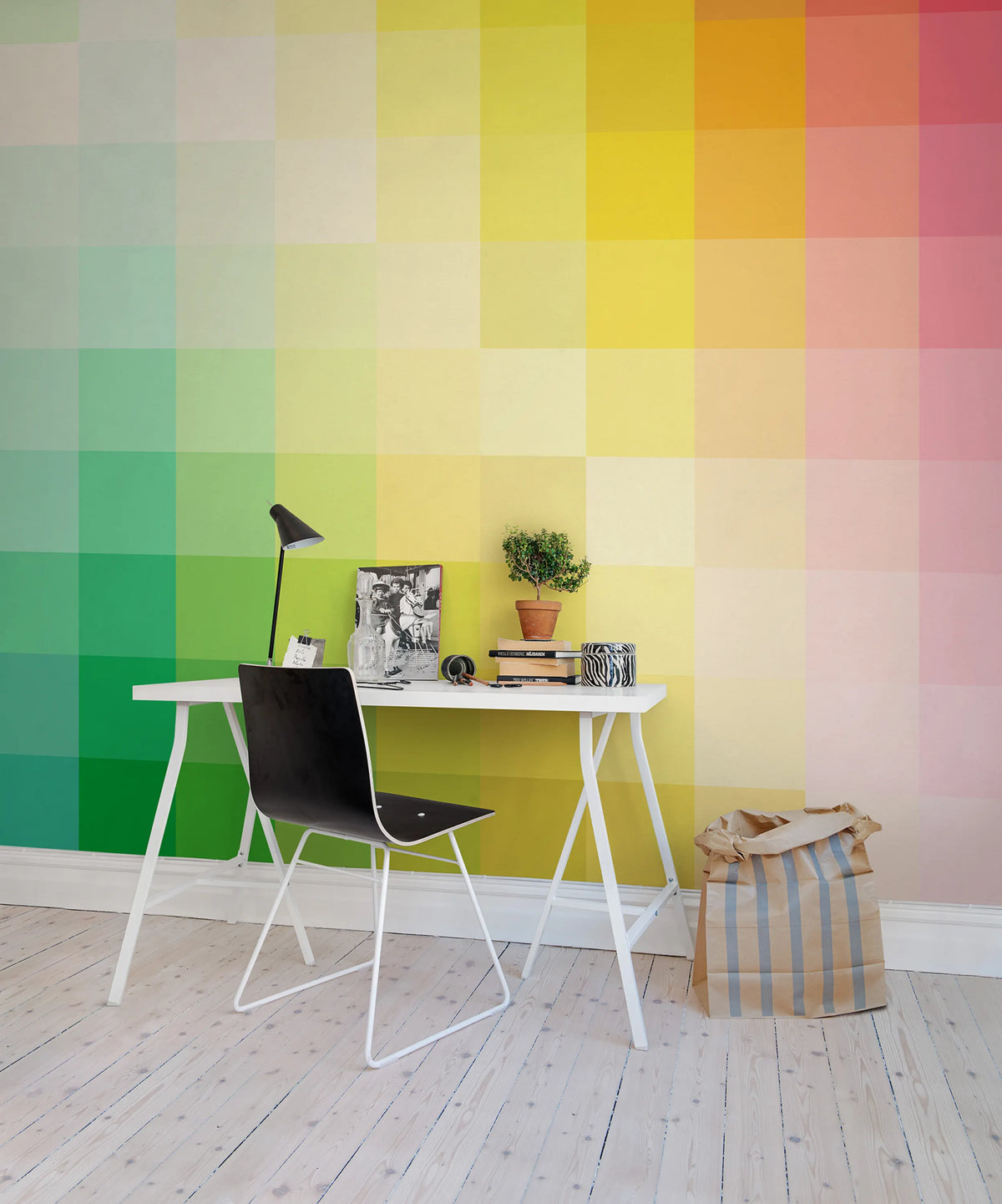 Colour Tones Mural Wallpaper - room preview 02