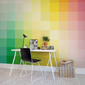 Colour Tones Mural Wallpaper - room preview 02
