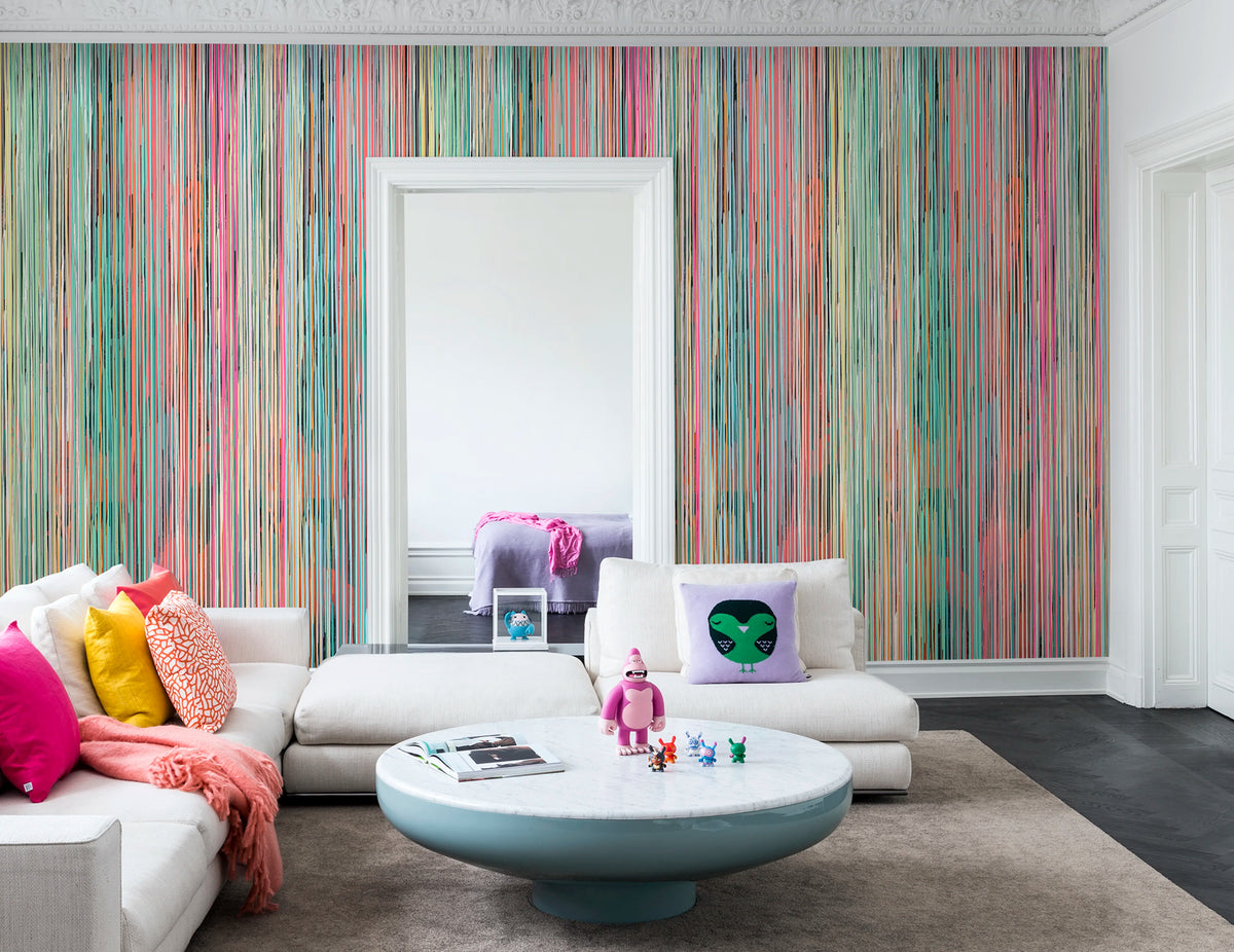 Colour Stream Mural Wallpaper - room preview 02