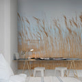 Swaying Wheat Mural Wallpaper - room preview 02