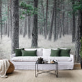 Pine Forest Mural Wallpaper - room preview 02