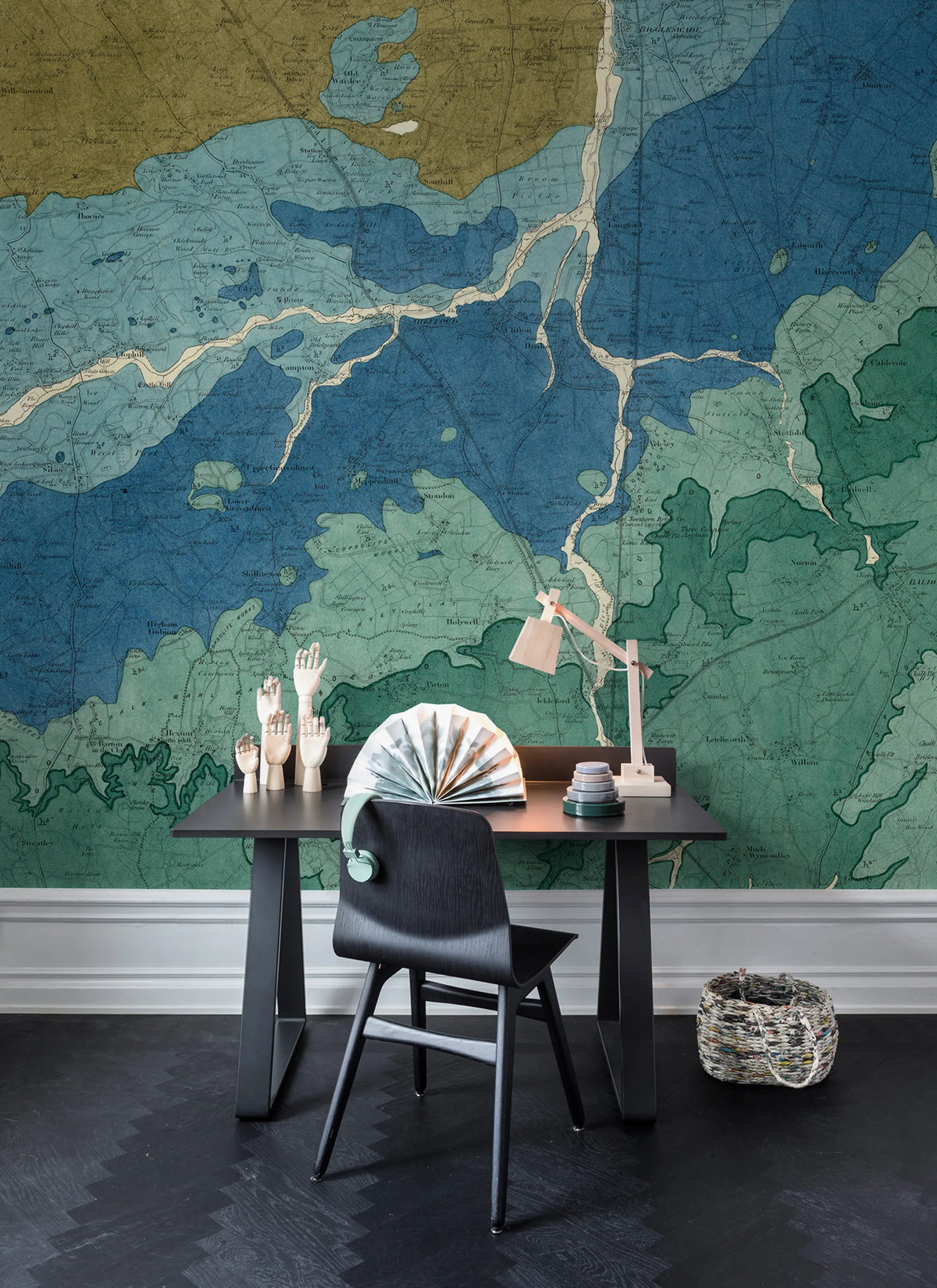 Oxford, Clay Mural Wallpaper - room preview 02