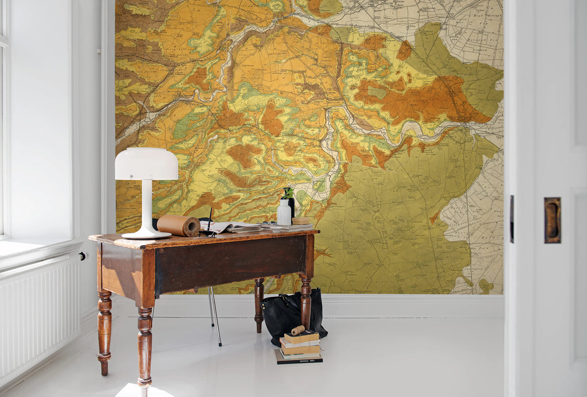 Trails and Tracks Mural Wallpaper - room preview 02