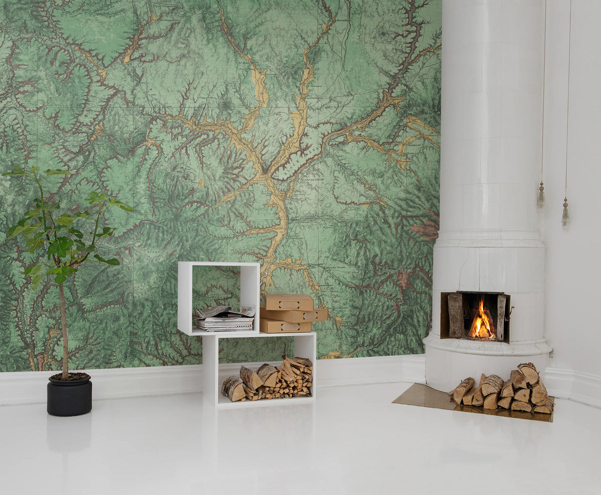 Woodland Mural Wallpaper - room preview 02