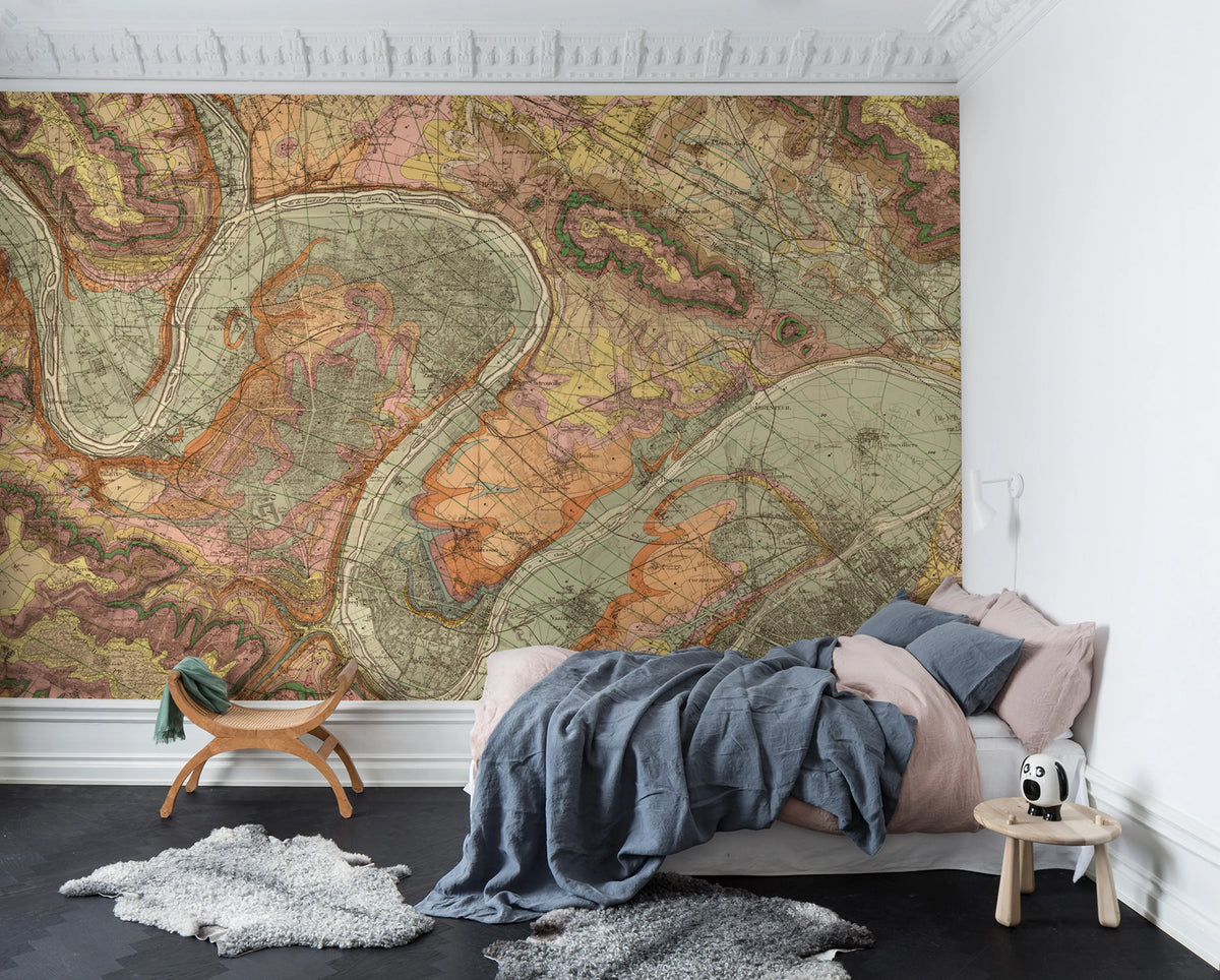 The Colours Of Paris Mural Wallpaper - room preview 02