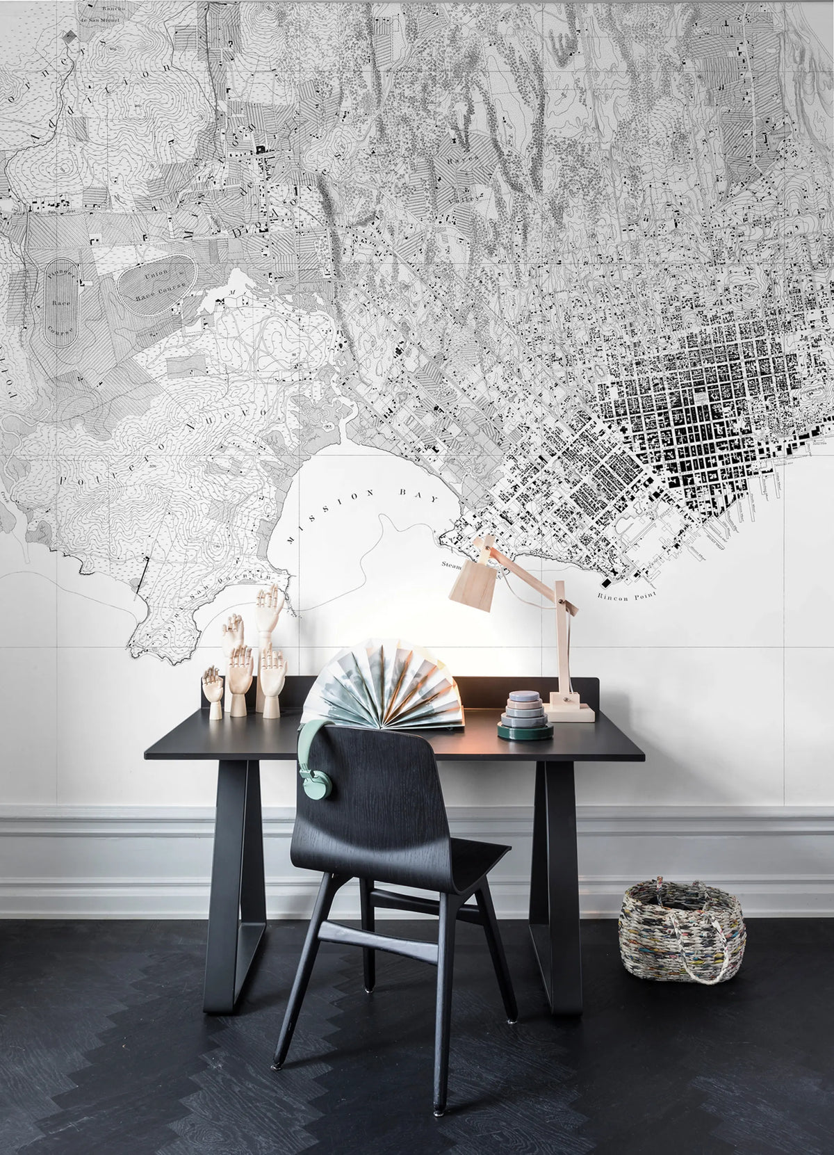The Wharf Mural Wallpaper - room preview 02