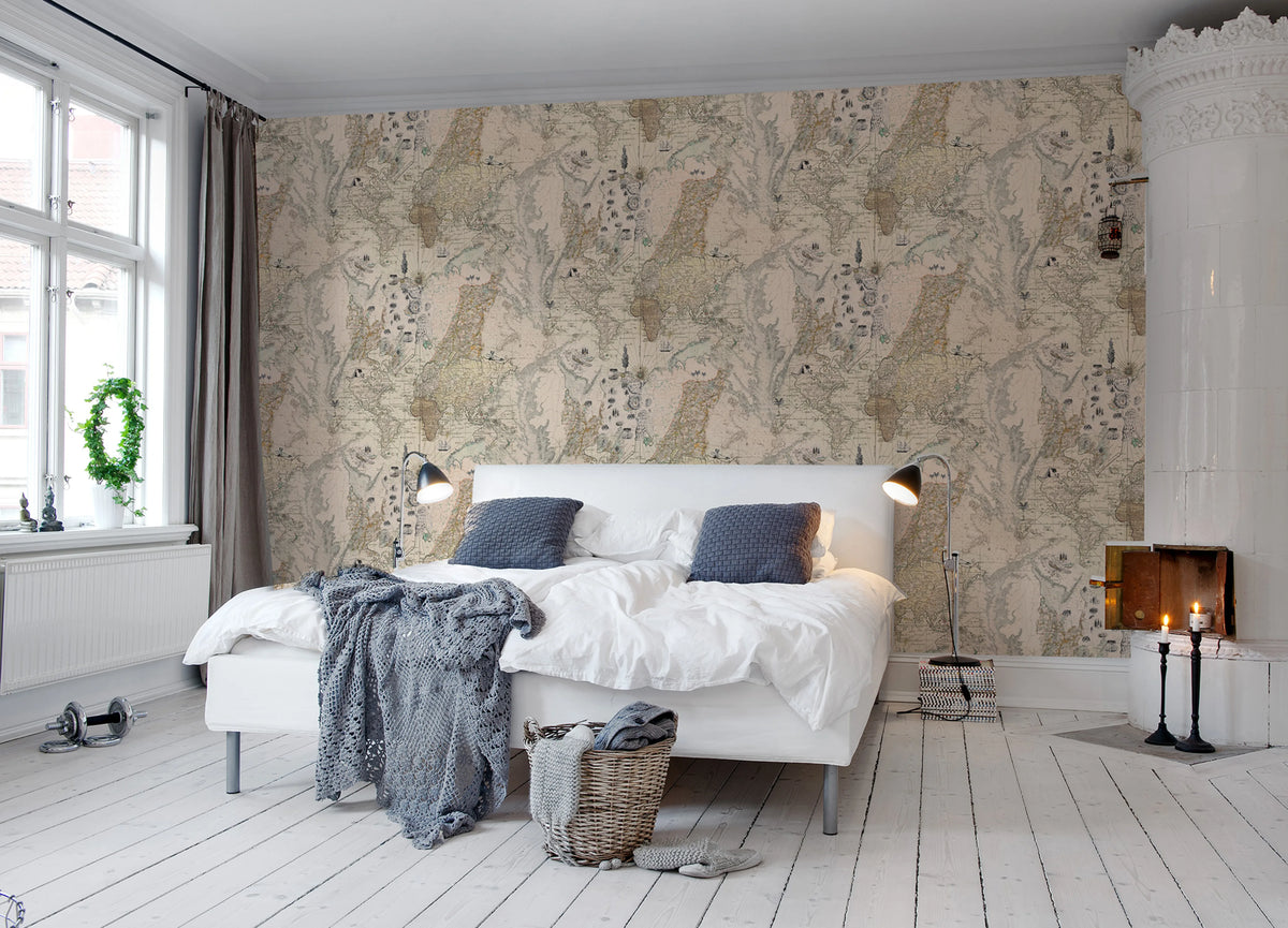 Treasure Hunt Mural Wallpaper - room preview 02