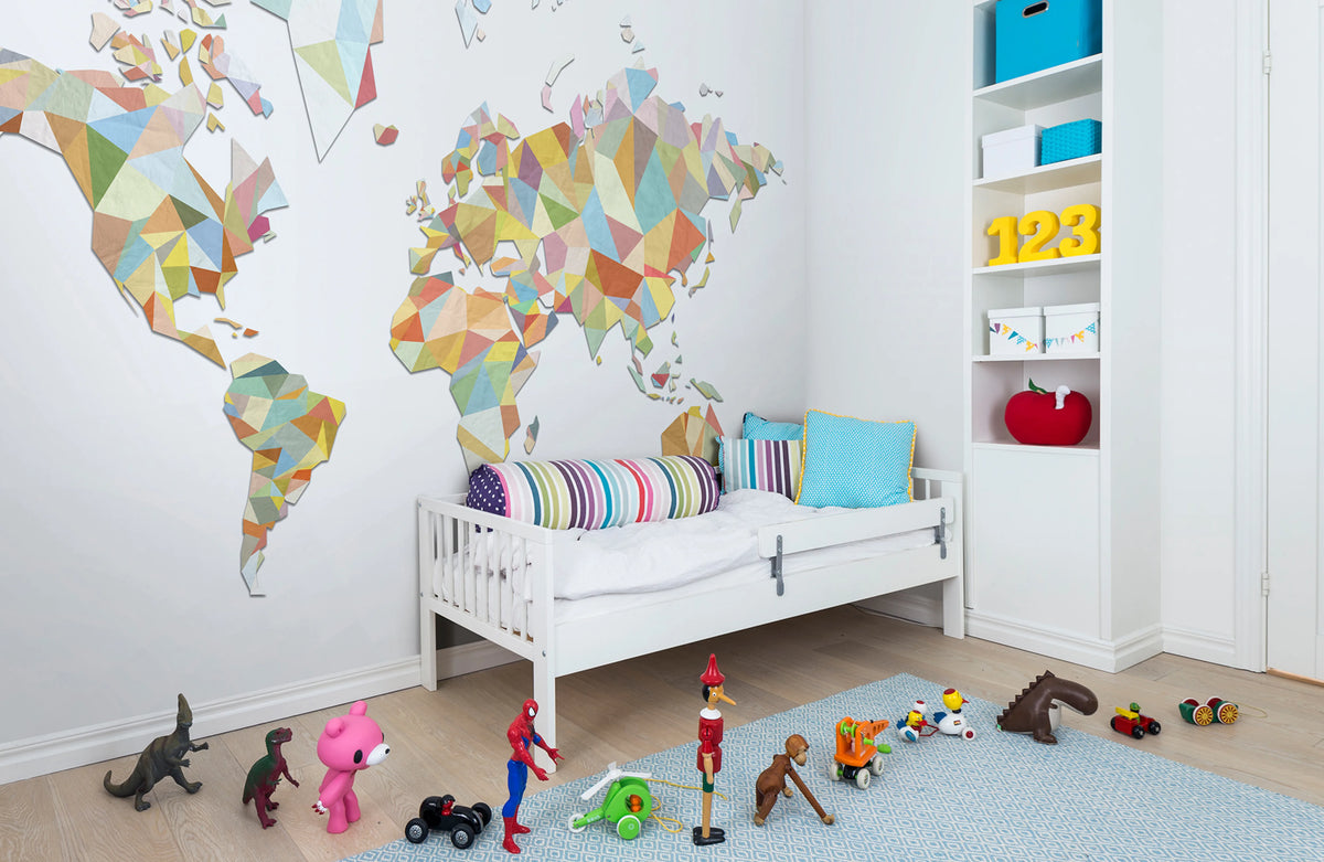 Triangle Land Mural Wallpaper - room preview 02