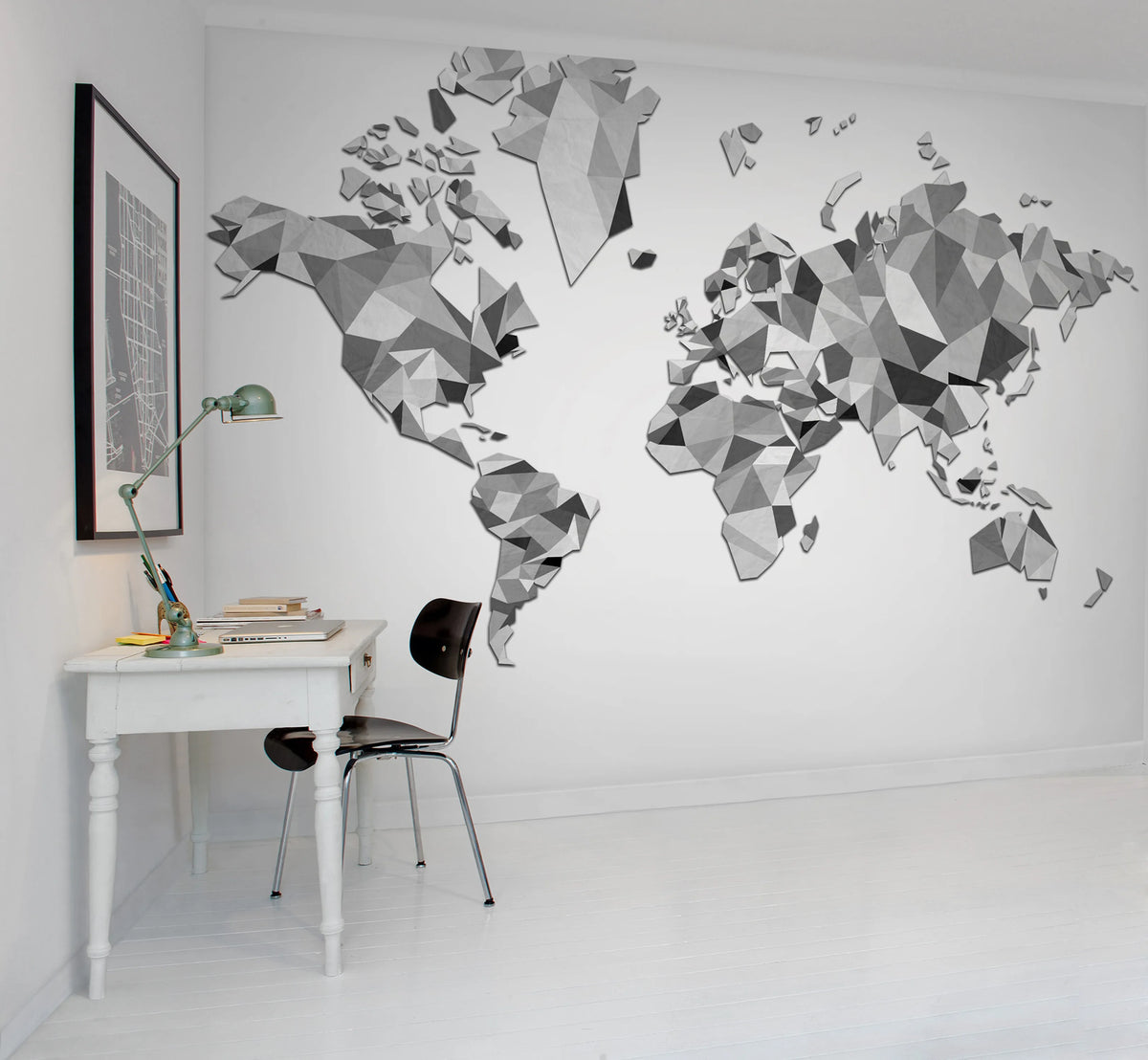 Triangle Land, Graphic Mural Wallpaper - room preview 02