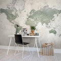 School Atlas Mural Wallpaper - room preview 02