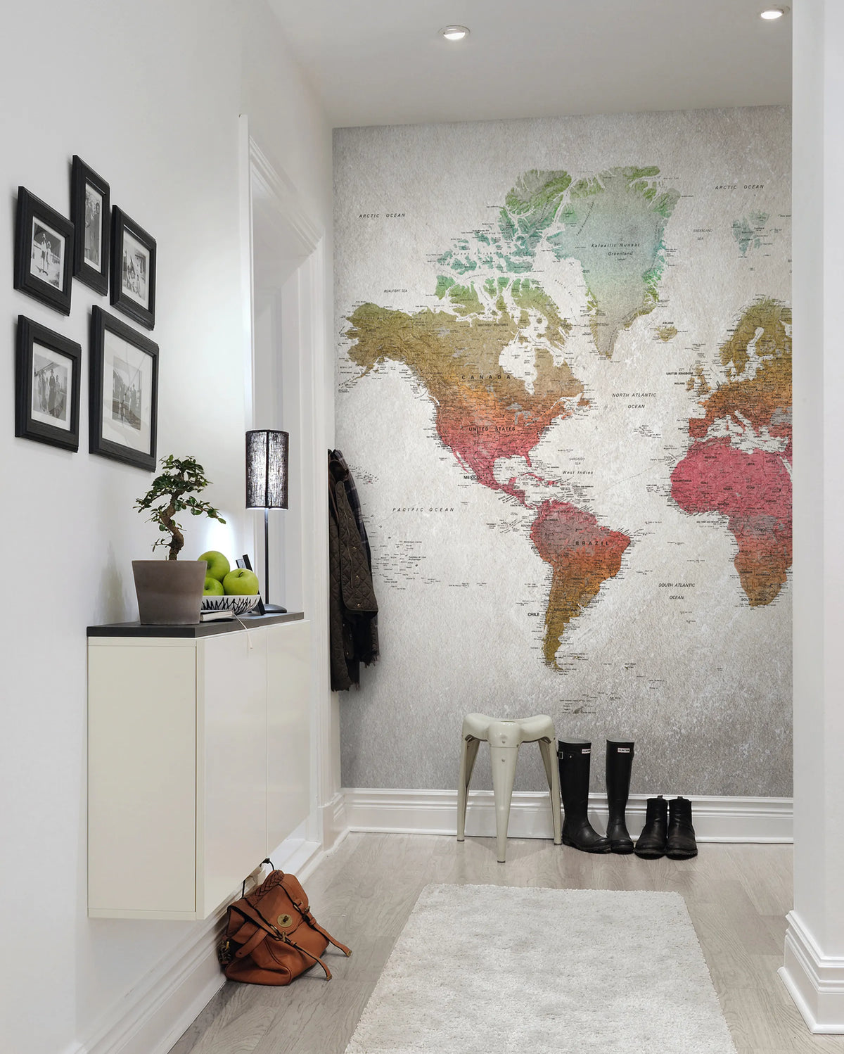 School Atlas, Rainbow Mural Wallpaper - room preview 02