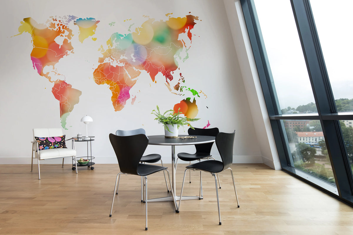 Your Own World, Confetti Mural Wallpaper - room preview 02