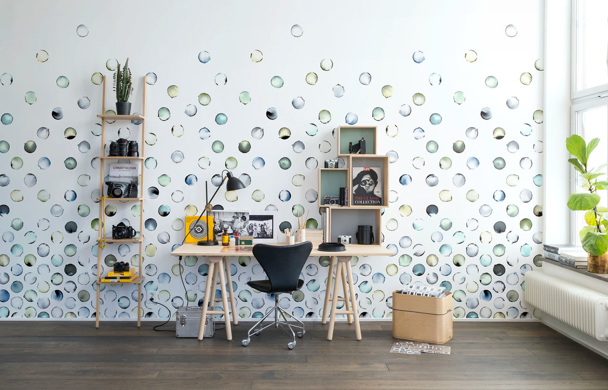 Lenses Mural Wallpaper - room preview 02