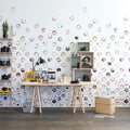 Lenses, Peach Mural Wallpaper - room preview 02