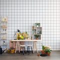 Climbing Clorofyl, White Mural Wallpaper - room preview 02