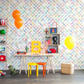 Patchwork Play Mural Wallpaper - room preview 02
