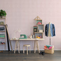 Perfect Fit, Powder Pink Mural Wallpaper - room preview 02