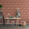 Leather Rhombs Mural Wallpaper - room preview 02