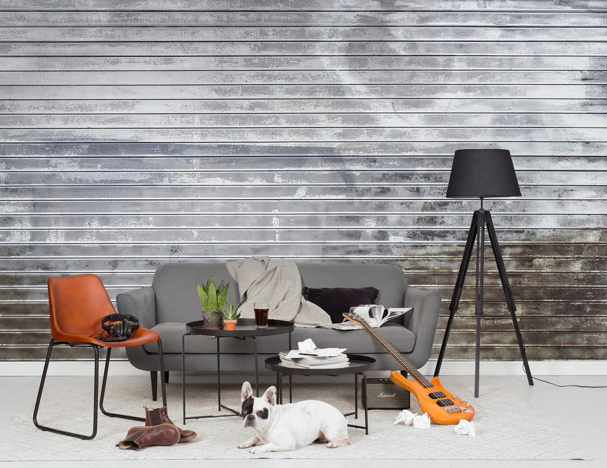 Rusty Shutter Mural Wallpaper - room preview 02