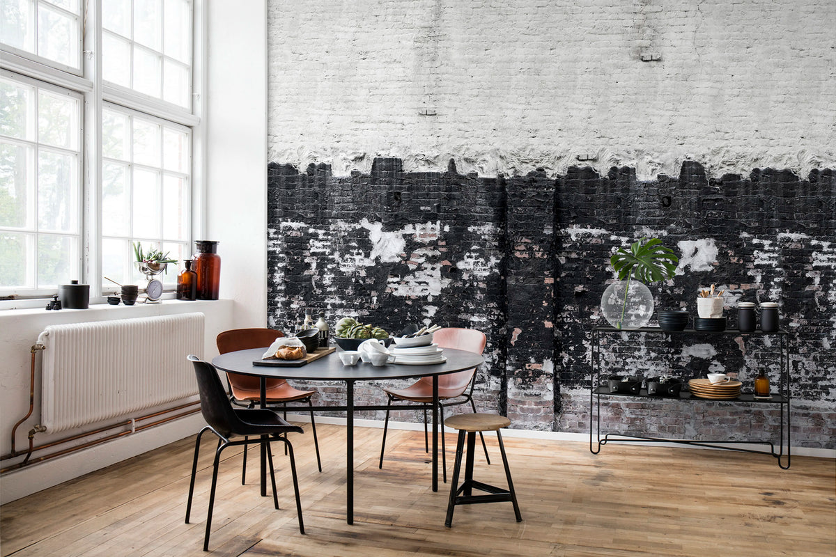 Deconstructed Domino Mural Wallpaper - room preview 02