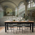 Bleached Baroque Mural Wallpaper - room preview 02