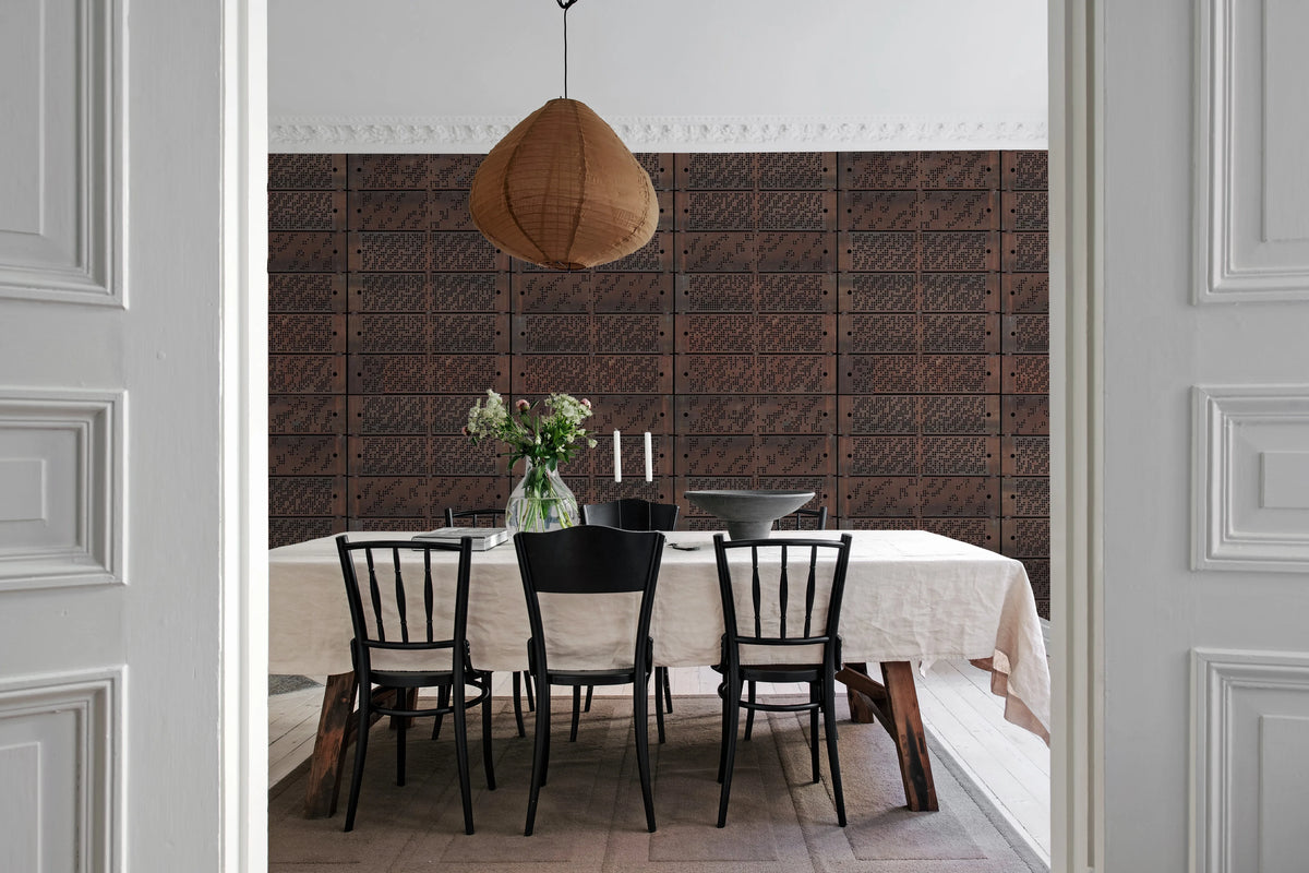 Time on Iron Mural Wallpaper - room preview 02