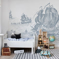 High Seas Mural Wallpaper - room preview 02