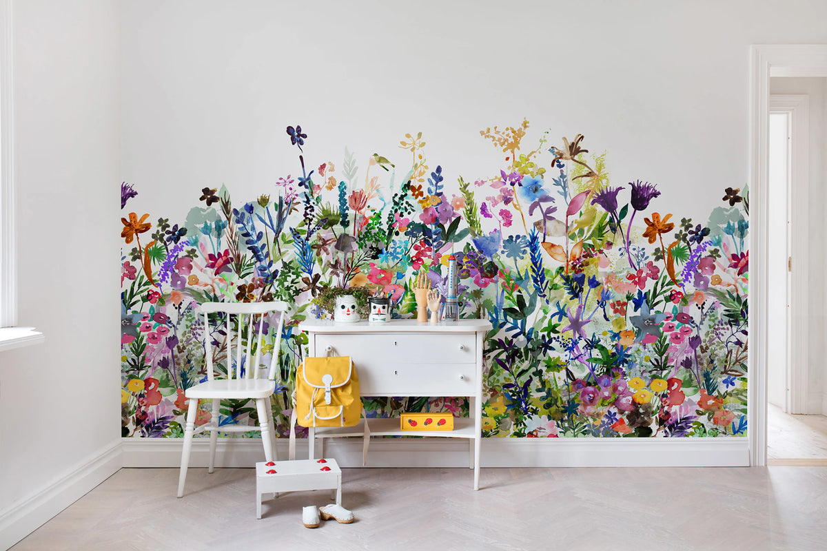 May Meadow Mural Wallpaper - room preview 02