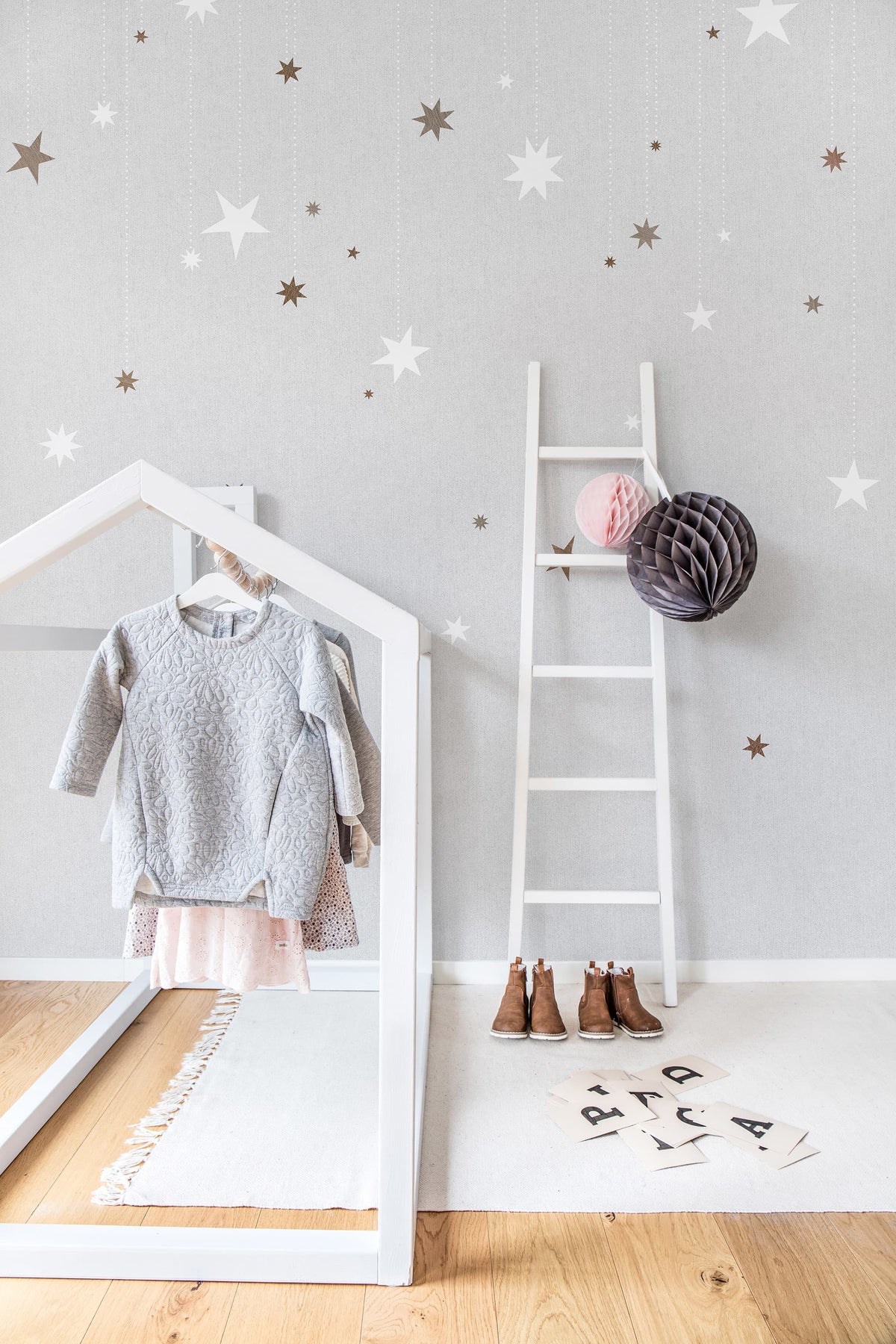 Stargazing, Dusk Mural Wallpaper - room preview 02