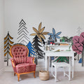 Nordic Valley, Color Mural Wallpaper - room preview 02