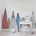 Mountain Ridge, Color Mural Wallpaper - room preview 02