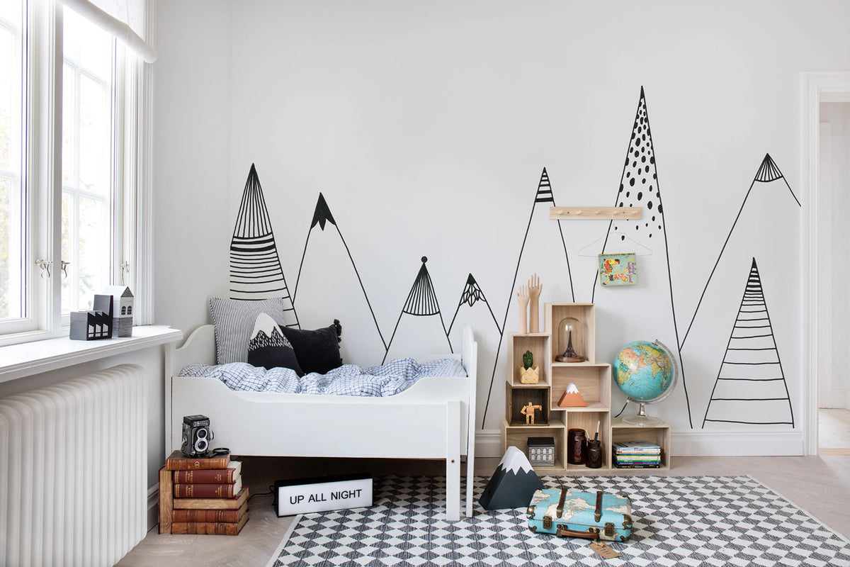 Mountain Ridge Mural Wallpaper - room preview 02